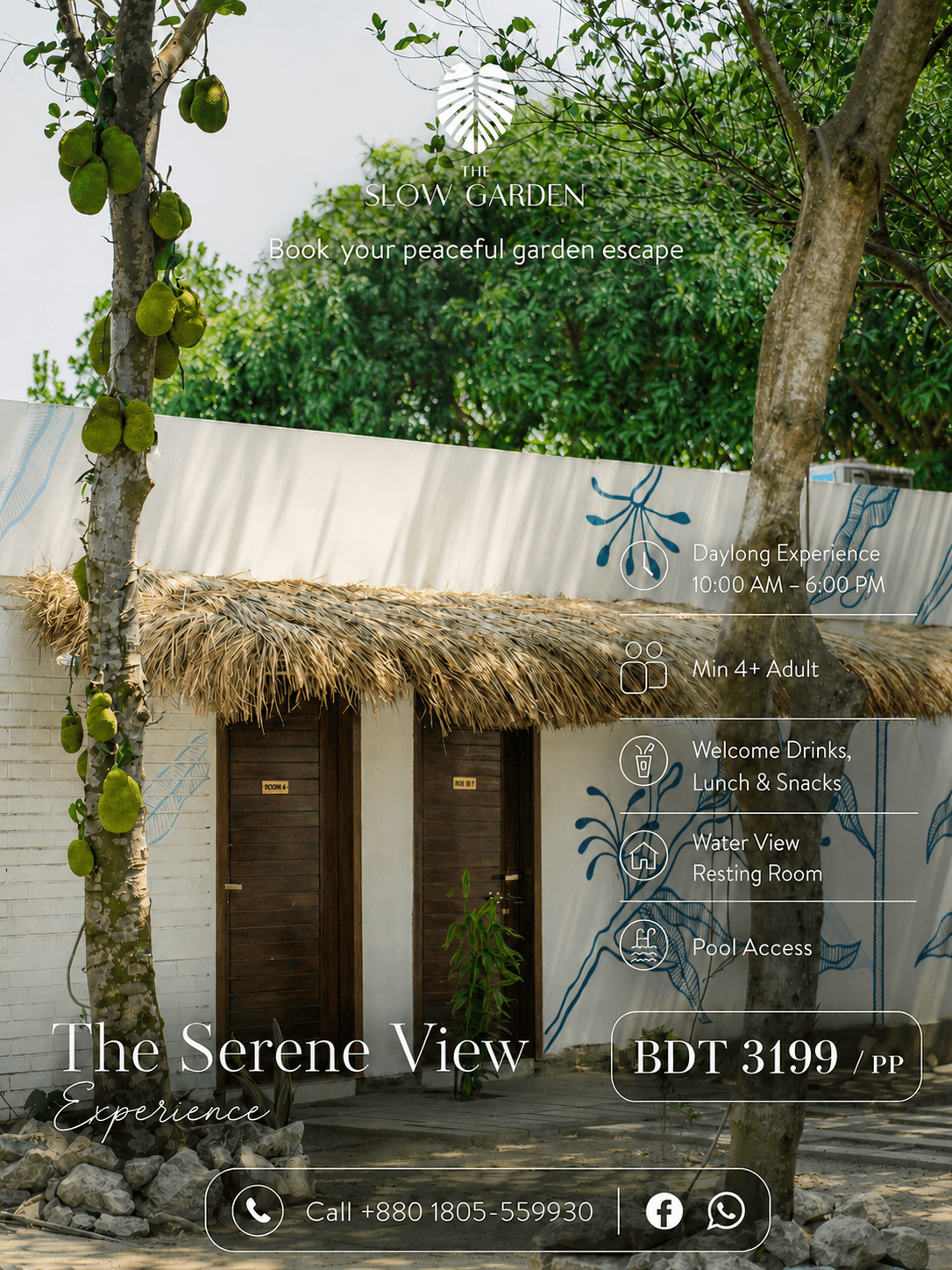 The Serene View Experience flyer